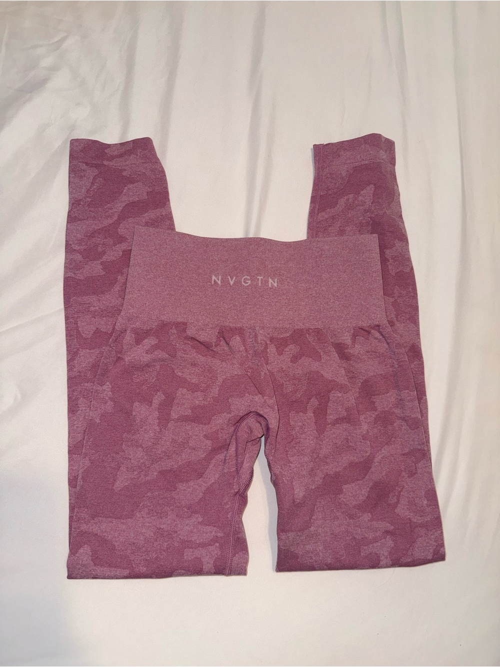 NVGTN Mauve Camouflage Seamless Leggings